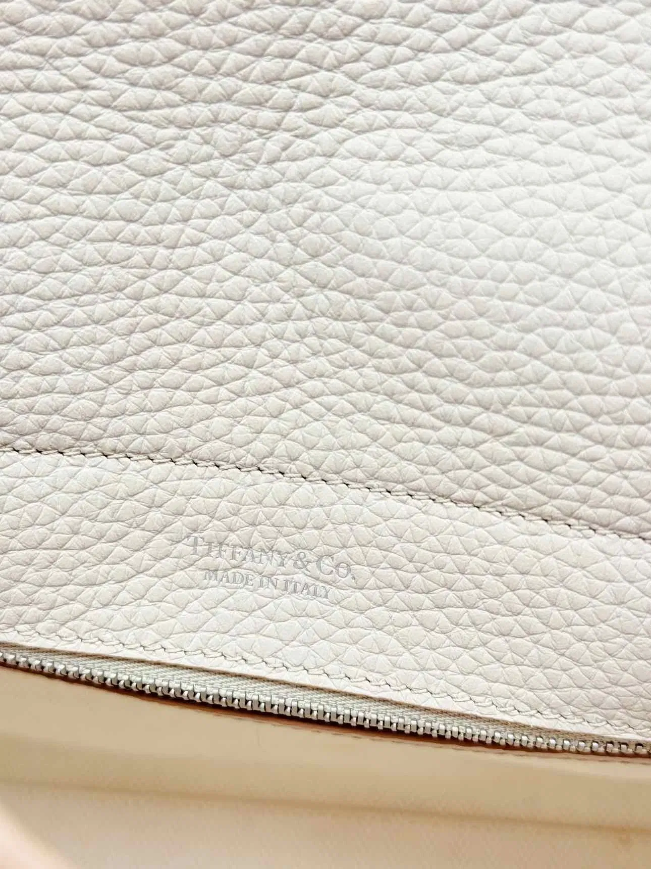 TIFFANY & CO Return To Tiffany M Beige Heart Tote Bag