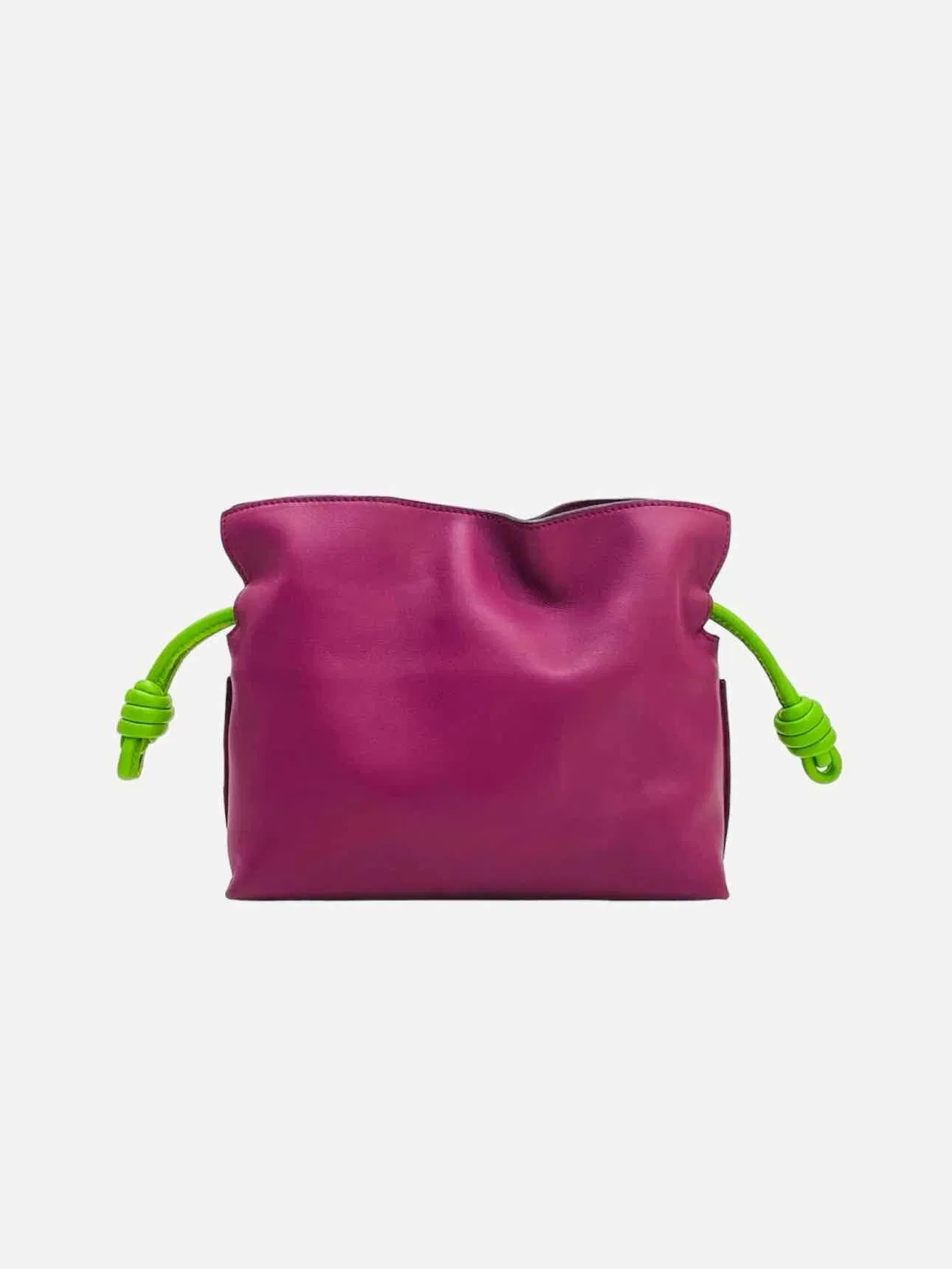 LOEWE Flamenco Purple & Green Frog Shoulder Bag