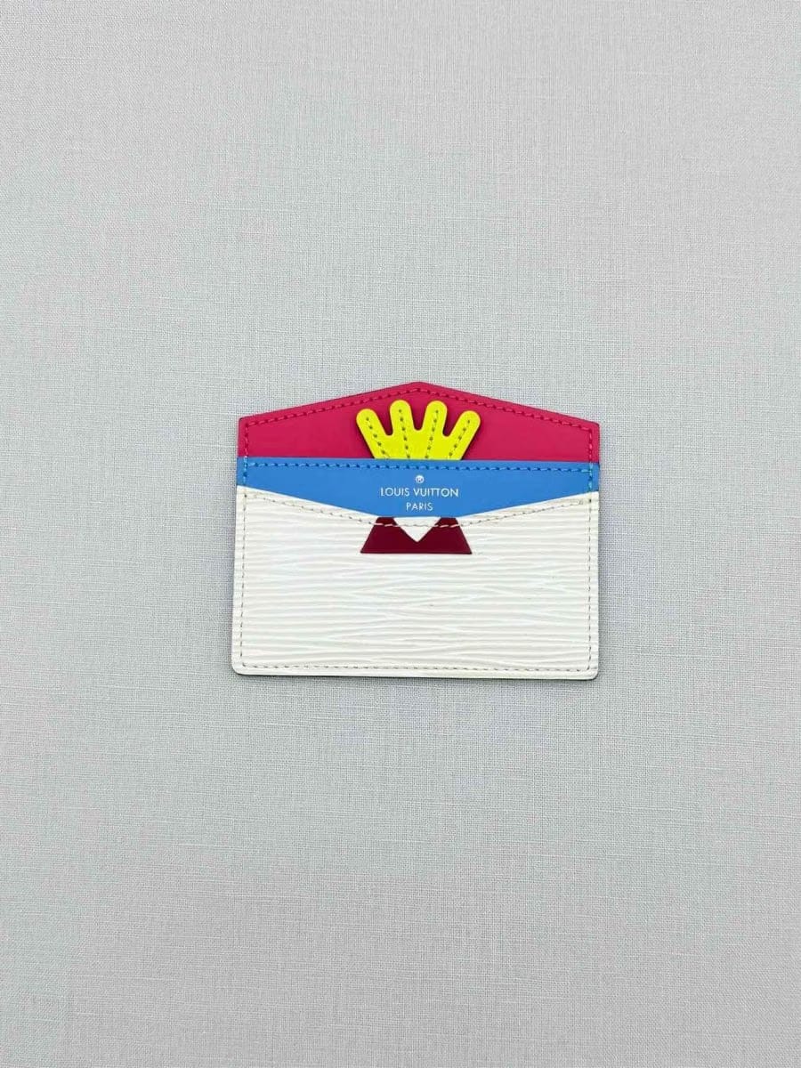 LOUIS VUITTON Off-white Card Holder