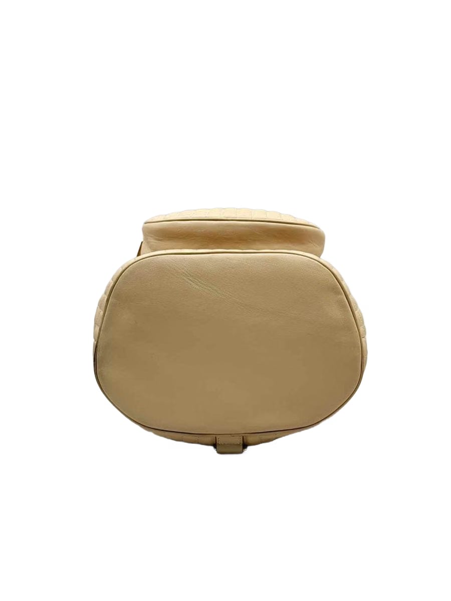 CELINE Beige Quilted Backpack