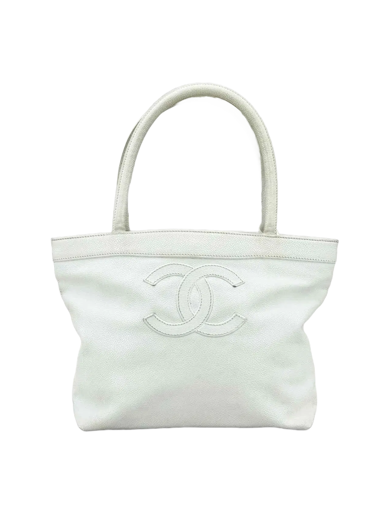 CHANEL White Shoulder Bag