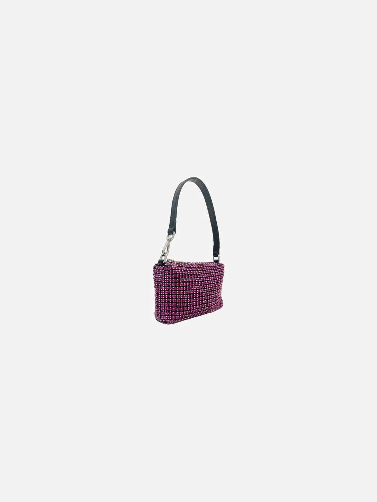 ALEXANDER WANG Heiress Pink & Black Shoulder Bag
