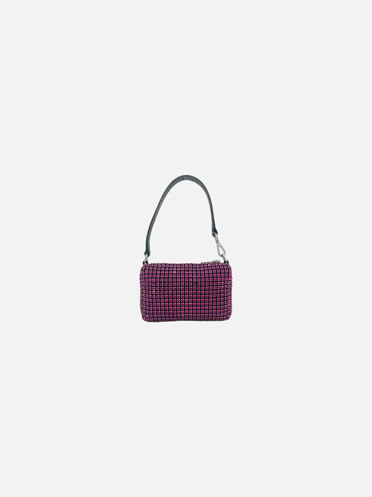 ALEXANDER WANG Heiress Pink & Black Shoulder Bag