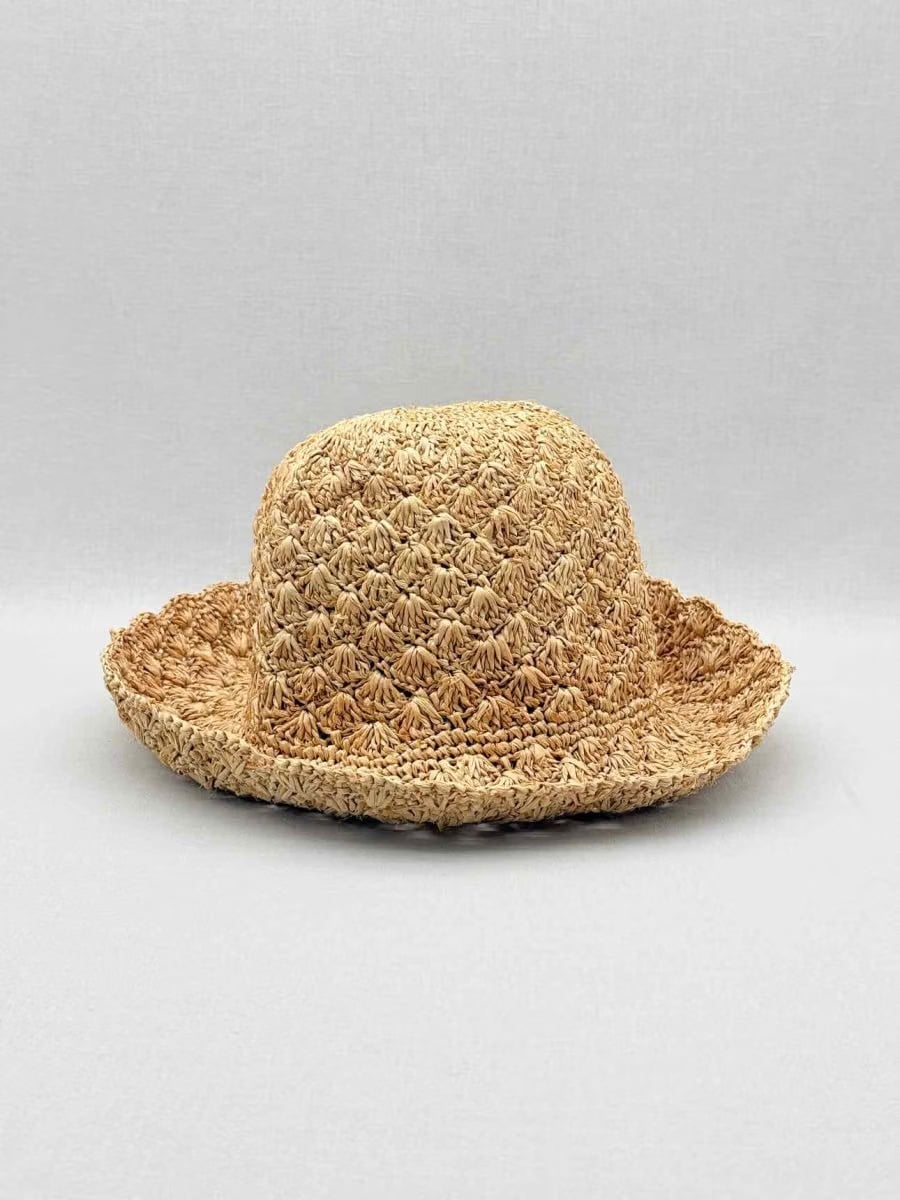 RUSLAN BAGINSKIY Beige Monogram Hat