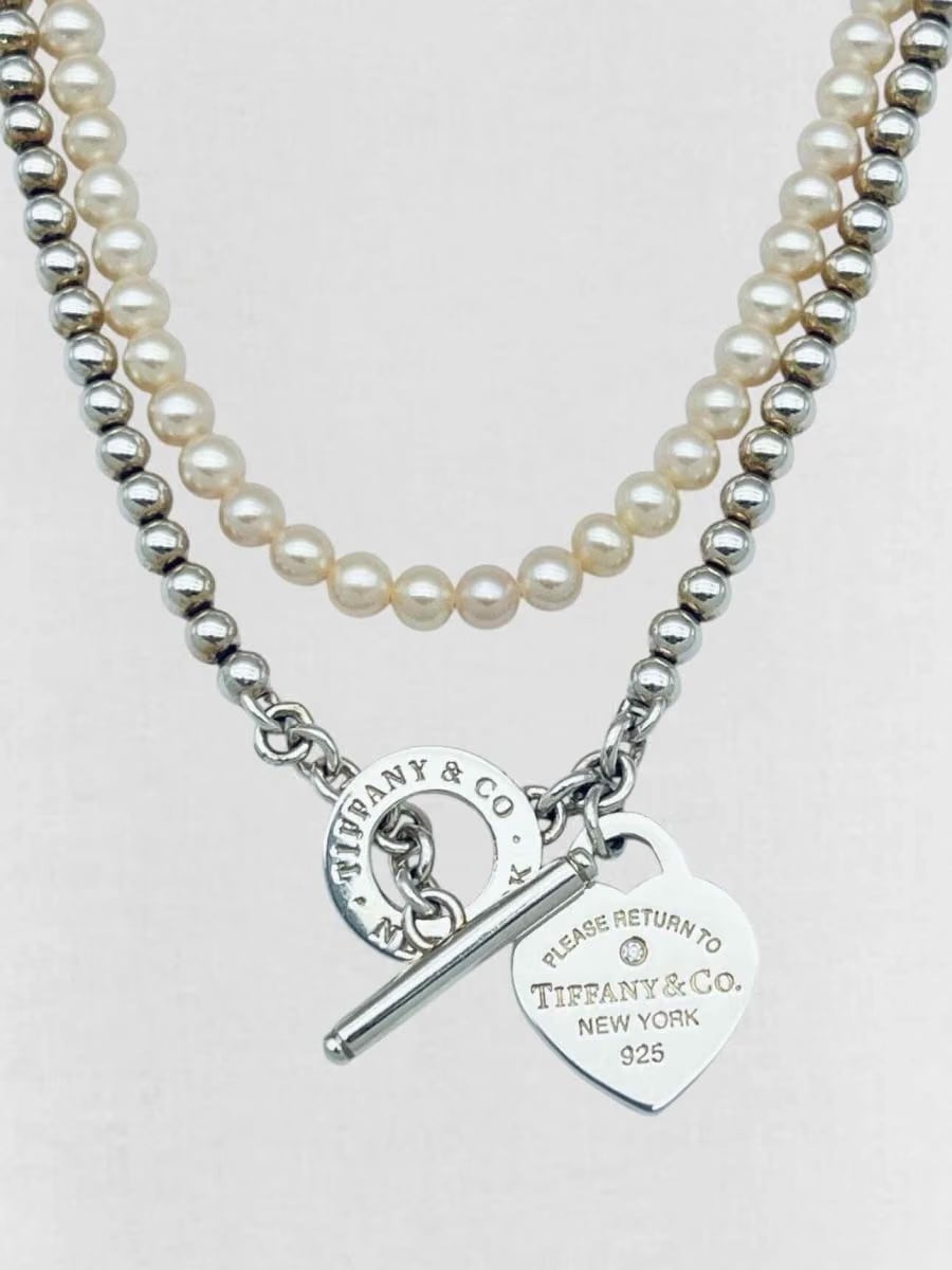 TIFFANY & CO Return To Tiffany .01 diamond Necklace