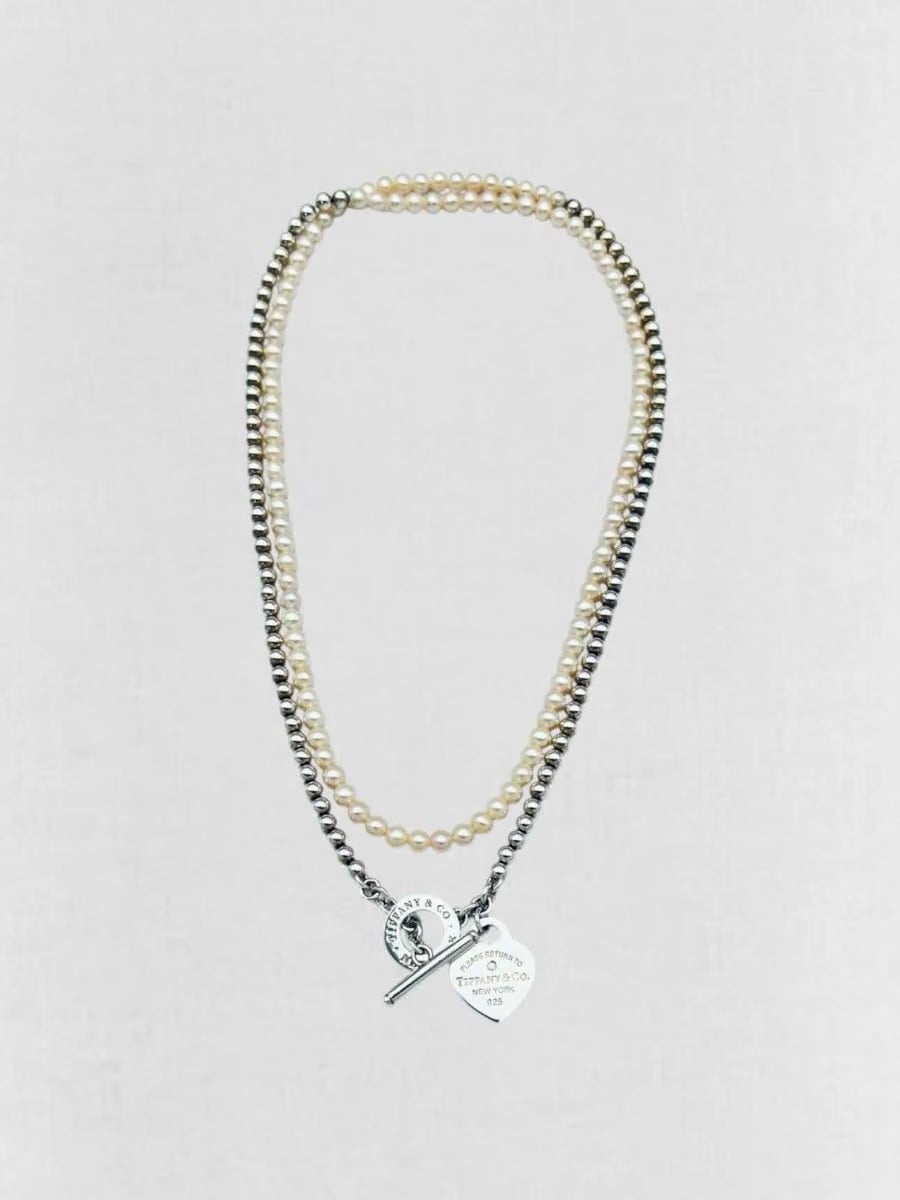 TIFFANY & CO Return To Tiffany .01 diamond Necklace