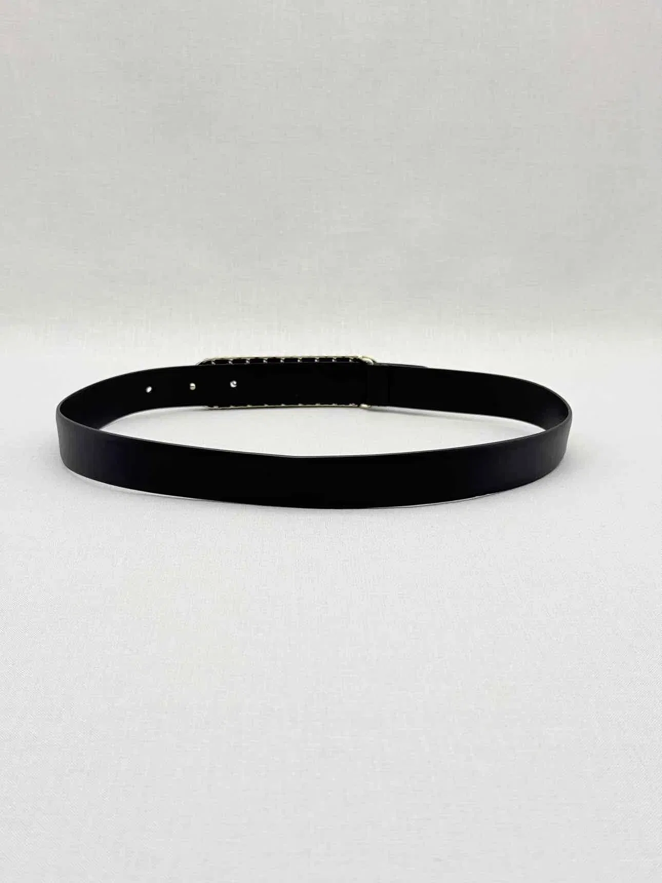 CHANEL Black Chain Link Belt