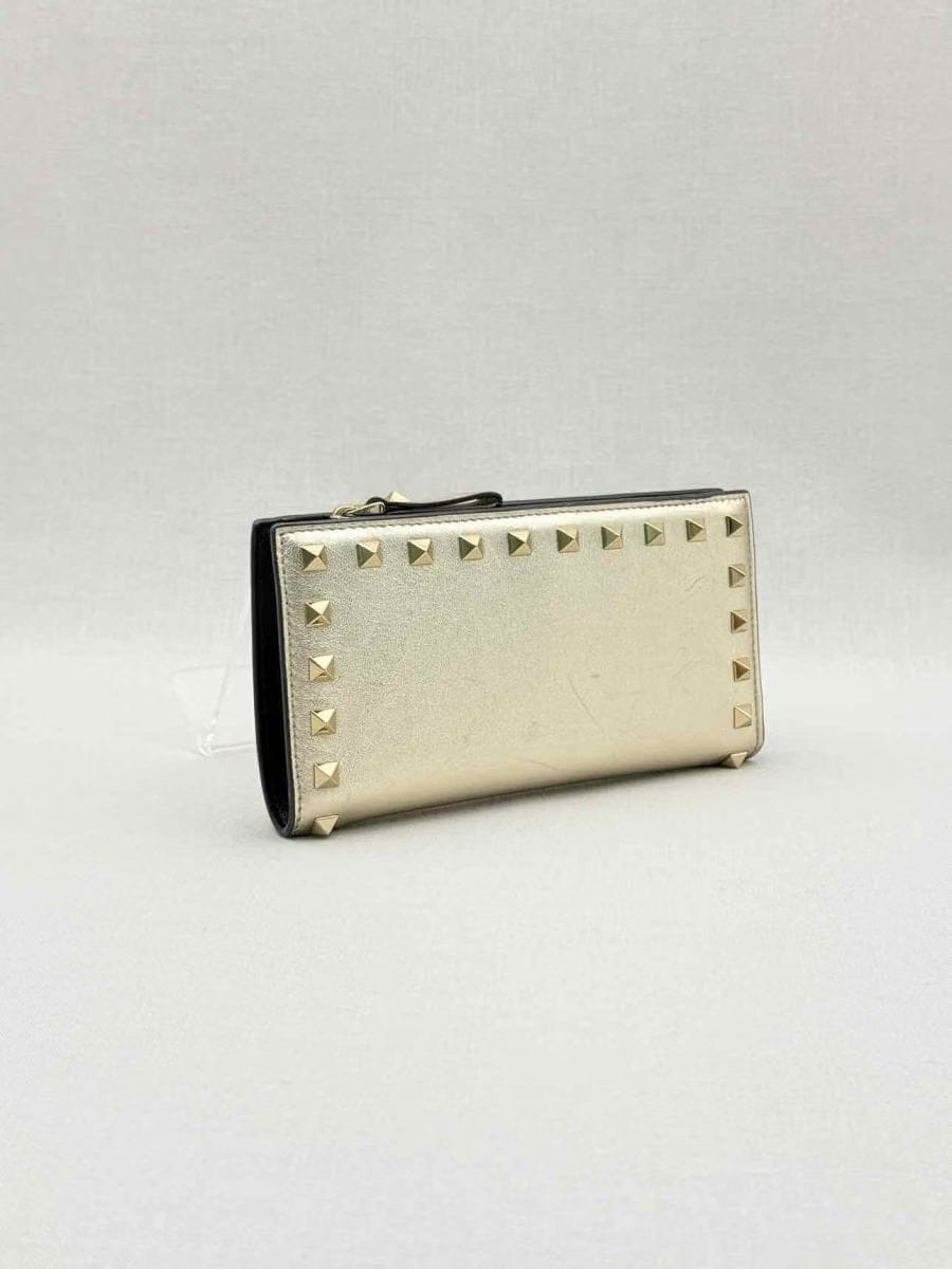 VALENTINO GARAVANI Gold Continental Wallet
