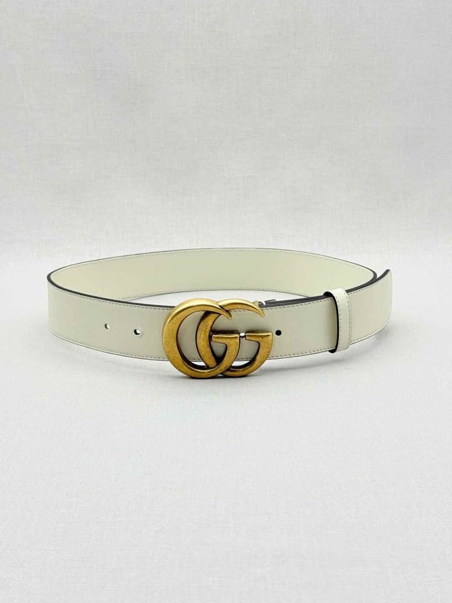 GUCCI Off-white GG Belt