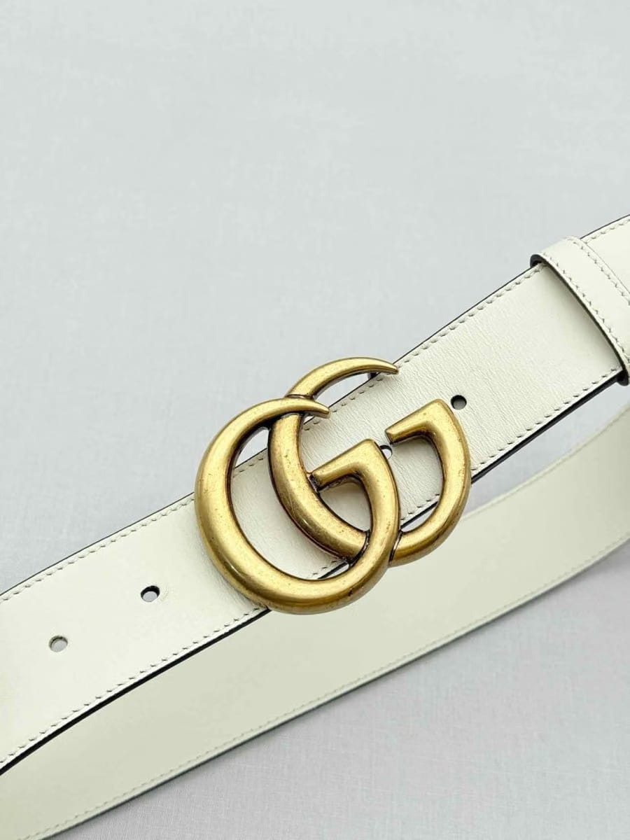 GUCCI Off-white GG Belt