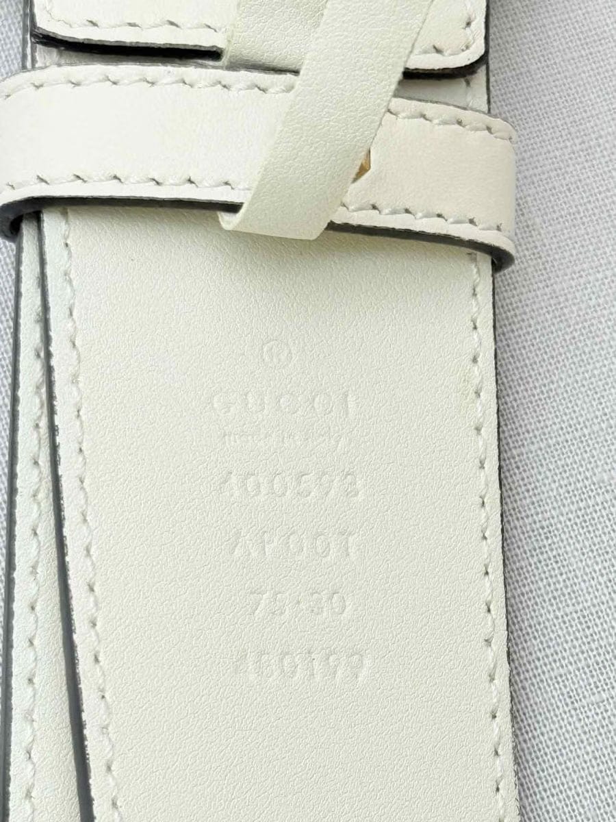 GUCCI Off-white GG Belt