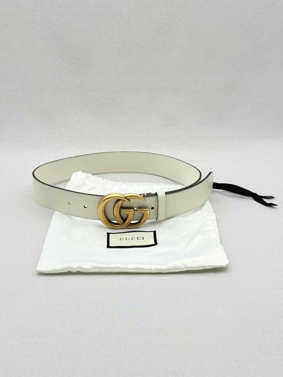 GUCCI Off-white GG Belt