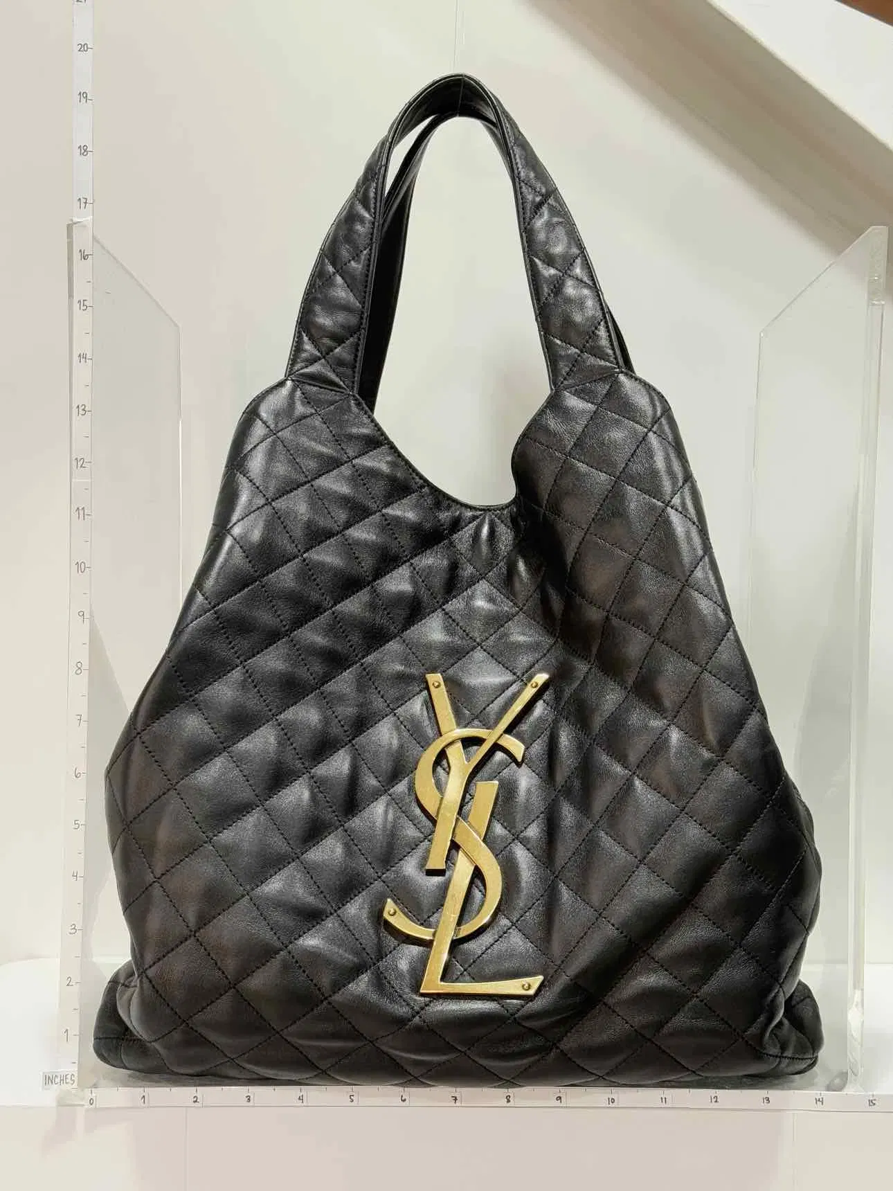 SAINT LAURENT Icare Black Tote Bag