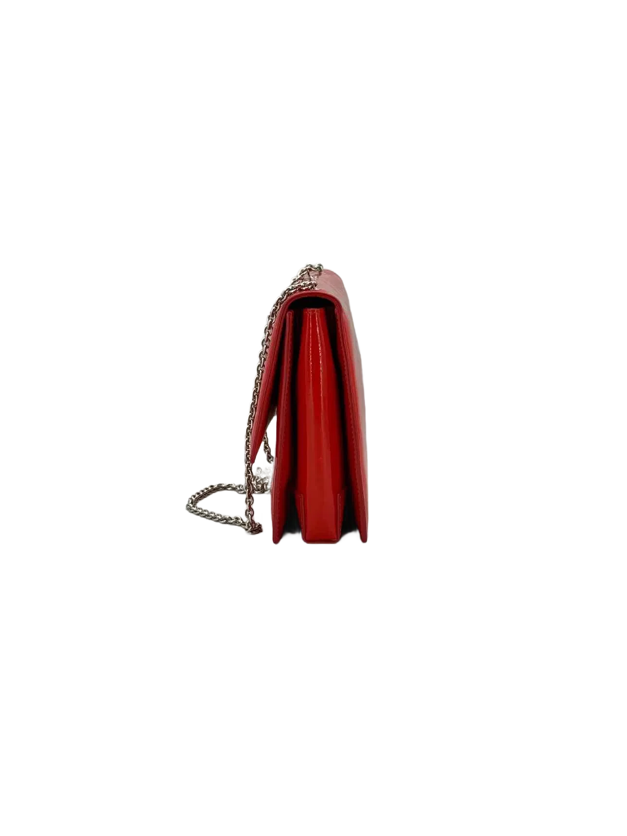 SALVATORE FERRAGAMO Bow Red Shoulder Bag