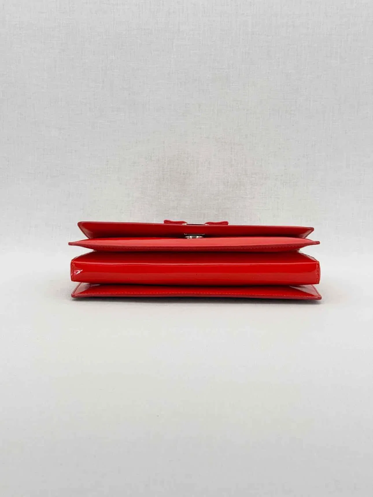 SALVATORE FERRAGAMO Bow Red Shoulder Bag