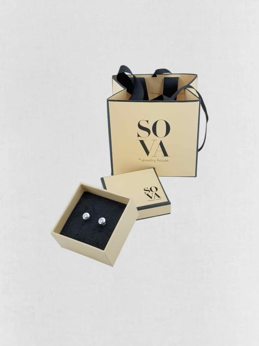 SOVA The One Diamond Earrings