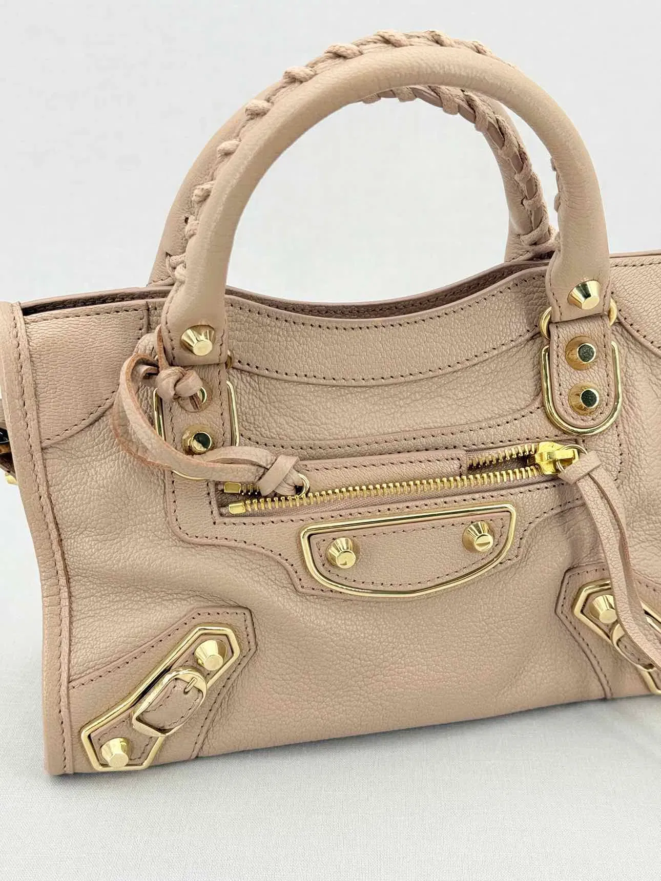 BALENCIAGA City Beige Tote Bag