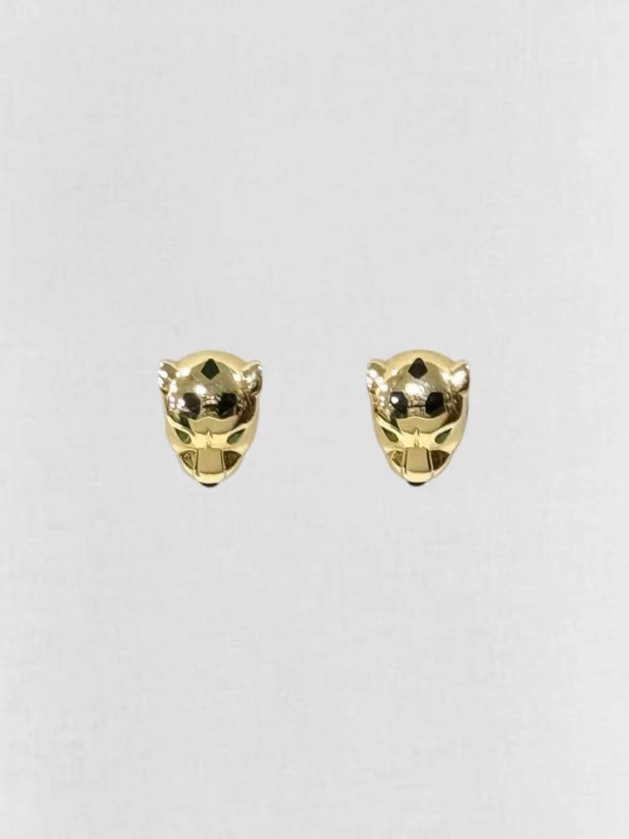 CARTIER tsavorite garnets & onyx Earrings