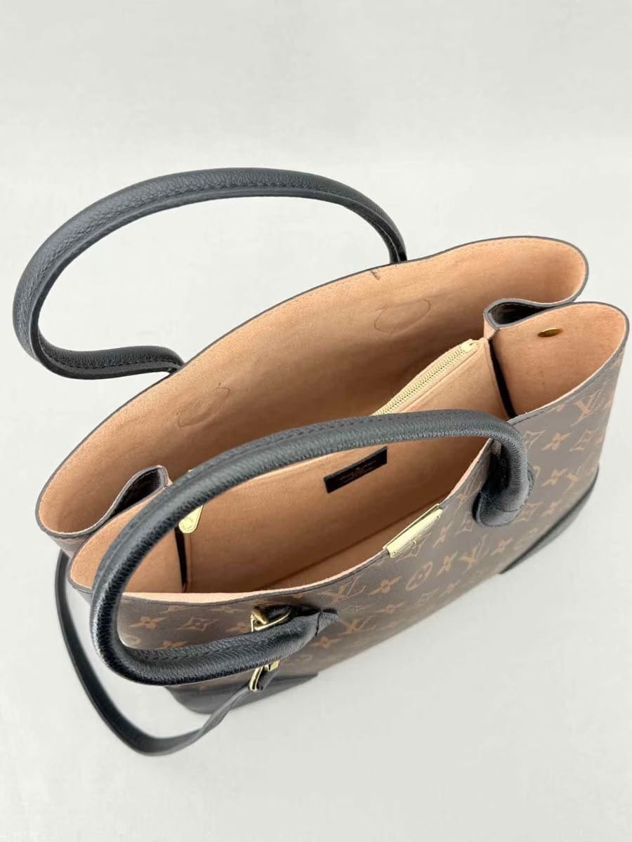 LOUIS VUITTON Flandrin Brown Monogram Tote Bag