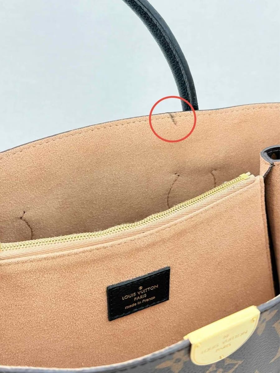 LOUIS VUITTON Flandrin Brown Monogram Tote Bag