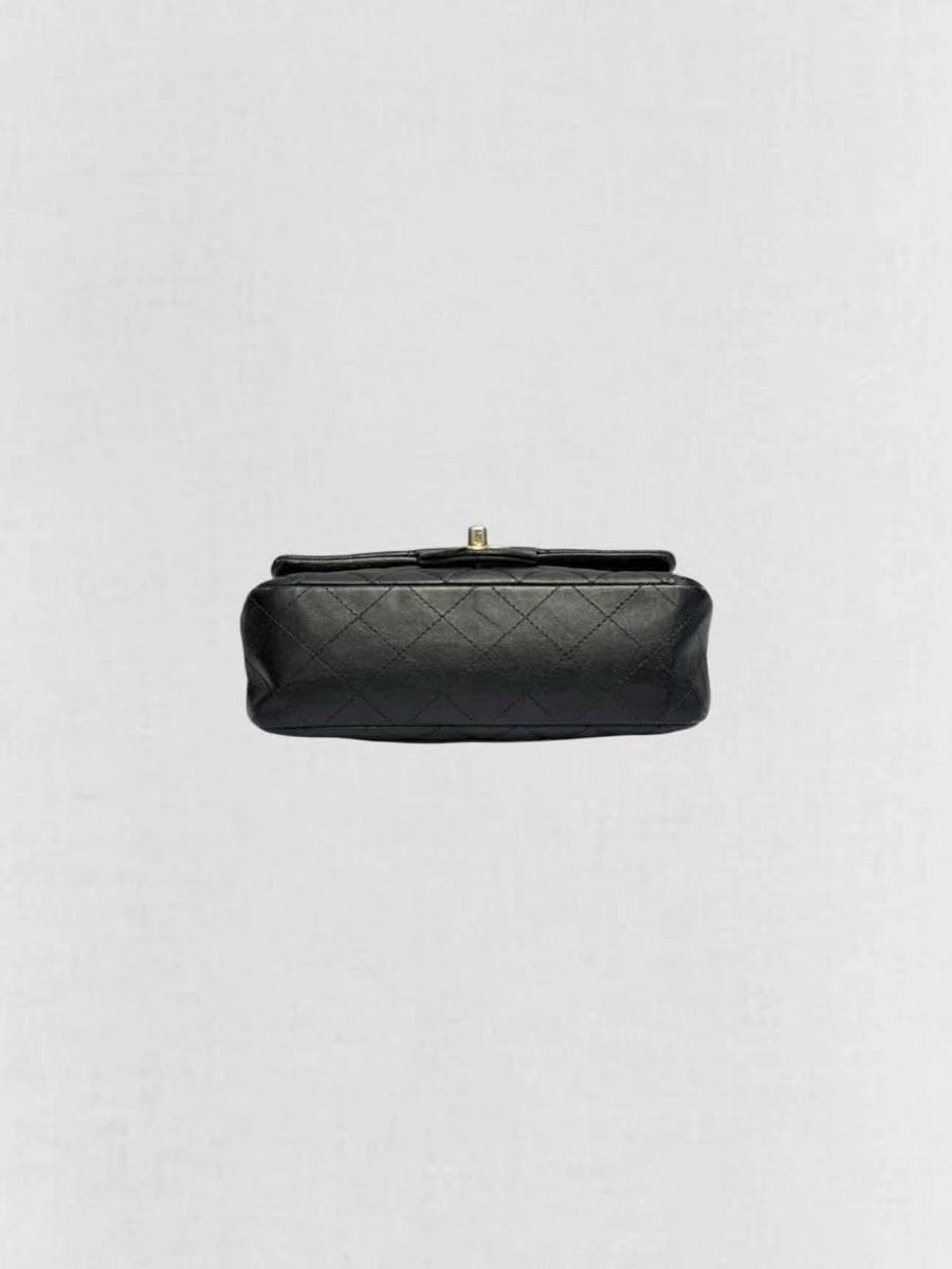 CHANEL Classic Single Flap Black Quilted Shoulder Bag