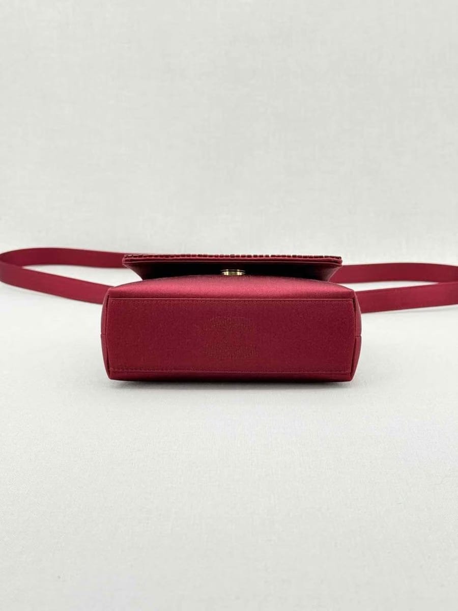 CHANEL Red Shoulder Bag