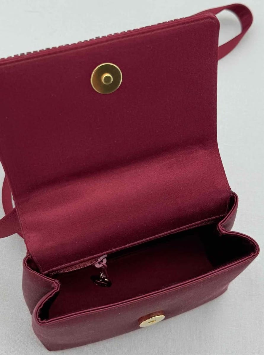 CHANEL Red Shoulder Bag