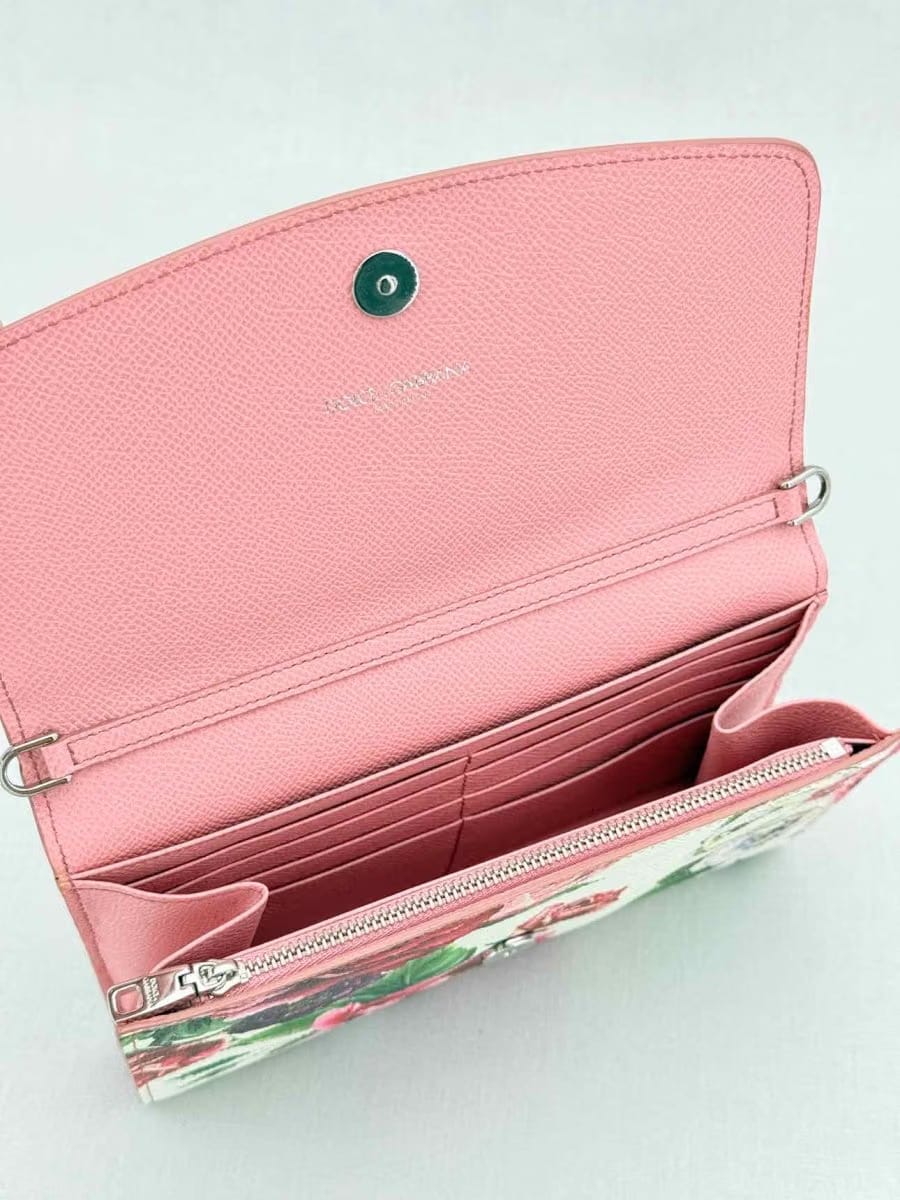DOLCE & GABBANA Dauphine White Multicolor Shoulder Bag