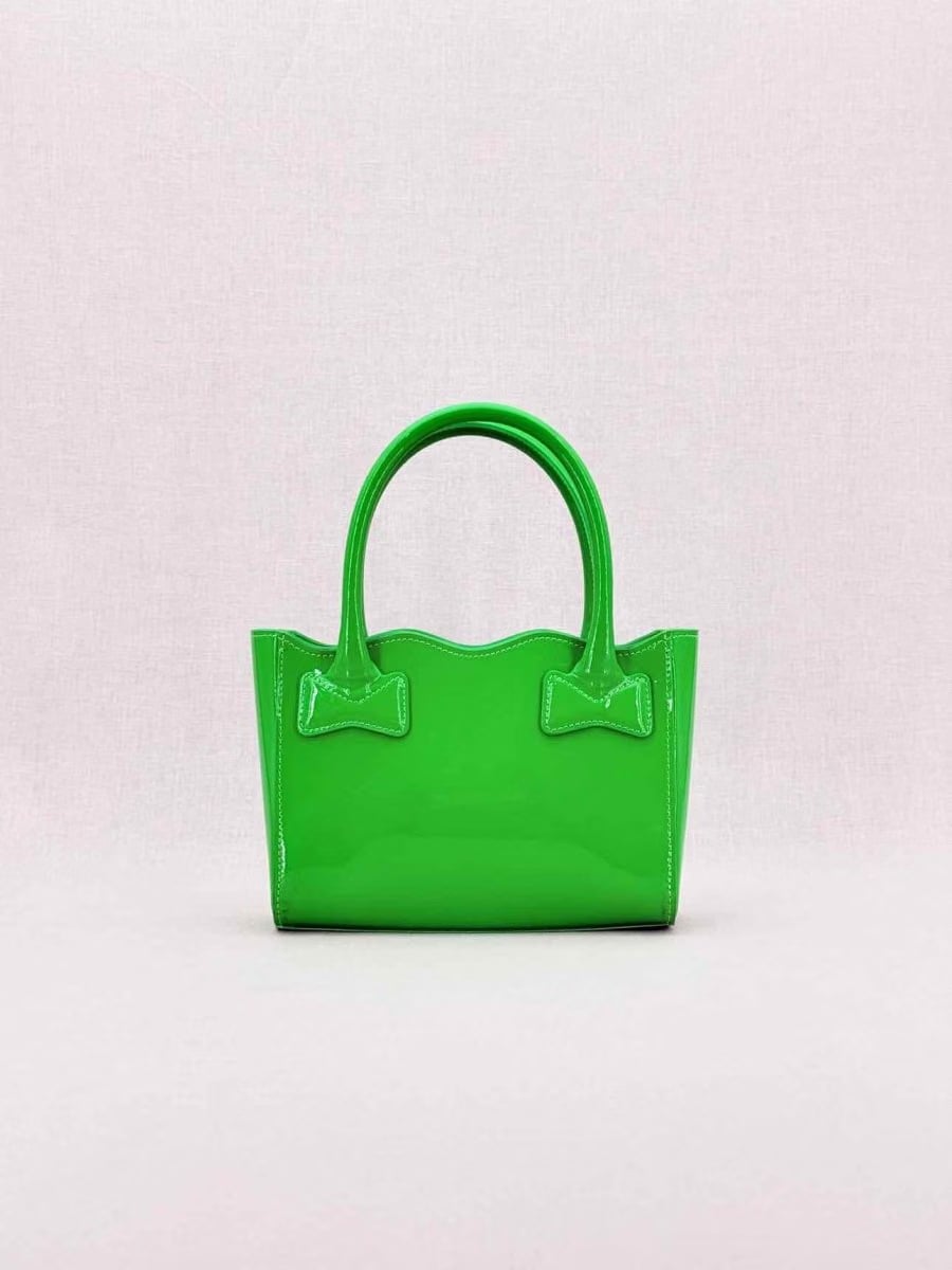 MACH & MACH Harper Green Tote Bag
