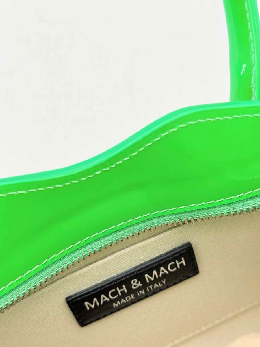 MACH & MACH Harper Green Tote Bag