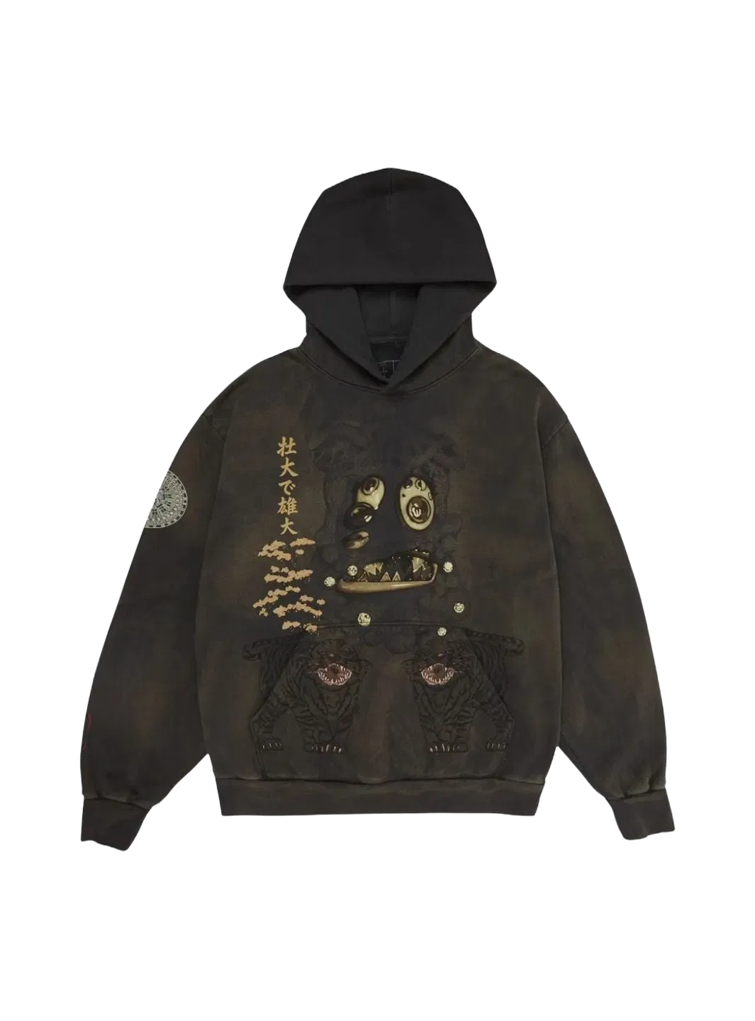 Cactus Jack Travis Scott Cactus Jack x Takashi Murakami Hollow Hoodie Brown