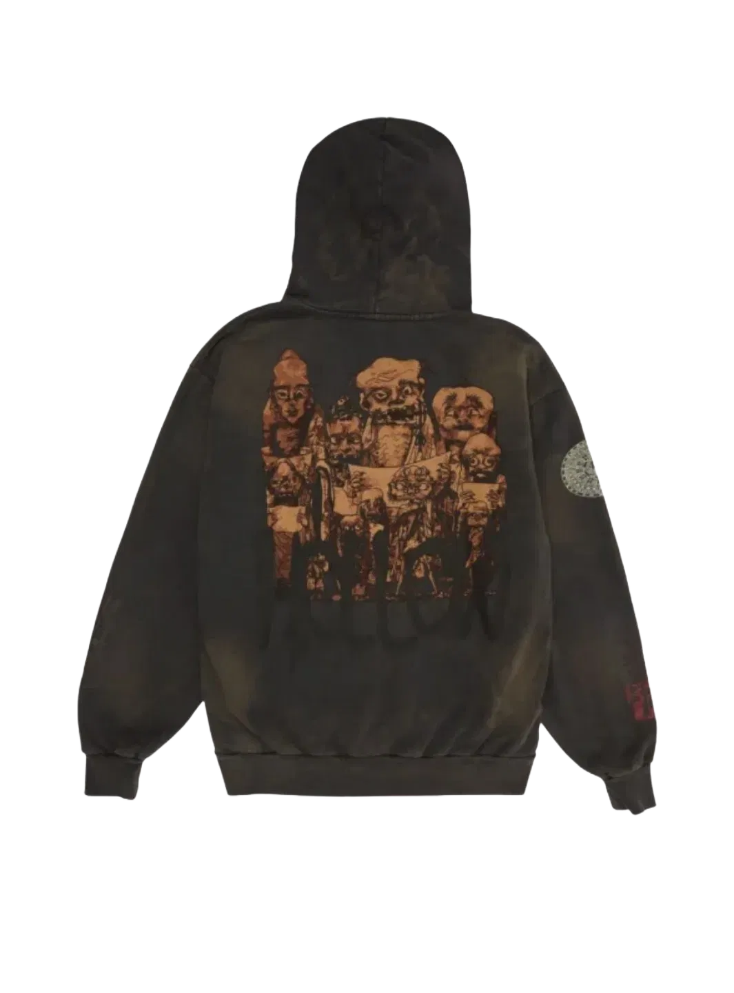 Cactus Jack Travis Scott Cactus Jack x Takashi Murakami Hollow Hoodie Brown