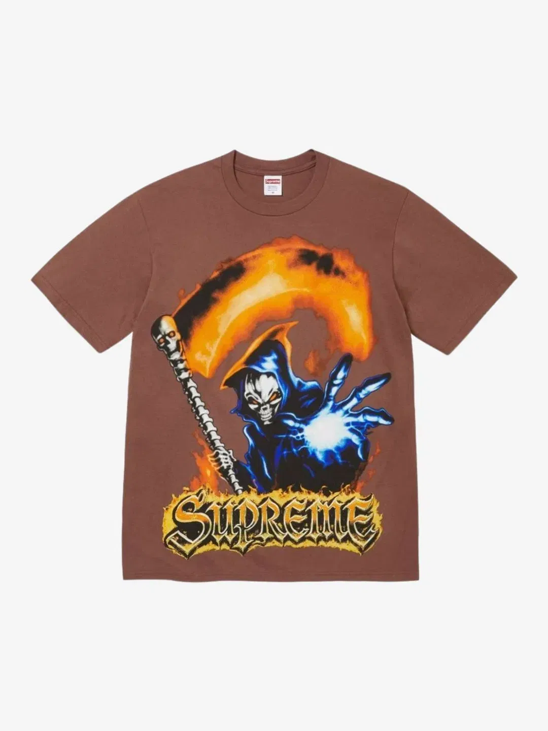 Supreme Grim Reaper T-Shirt Brown