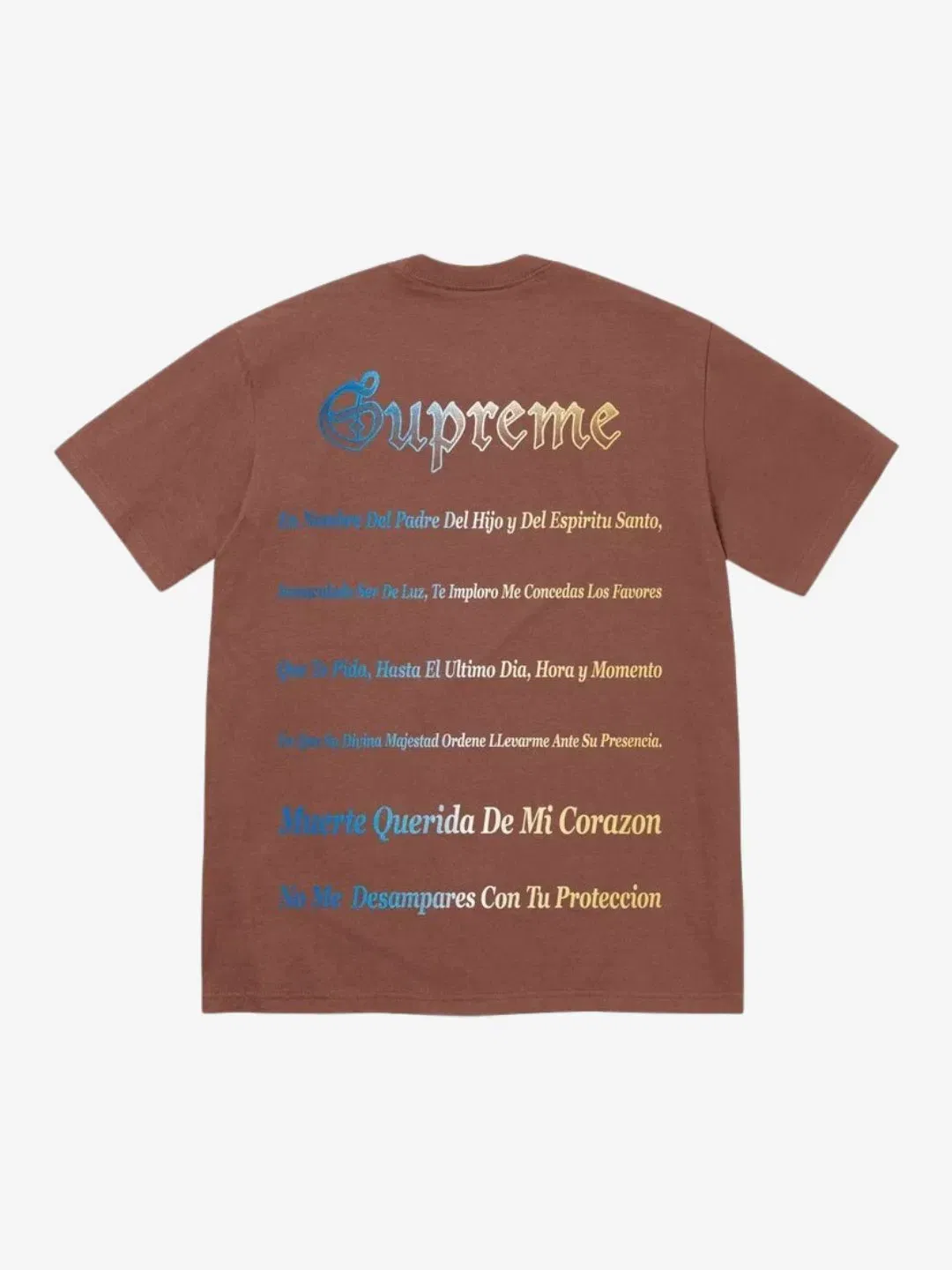 Supreme Grim Reaper T-Shirt Brown