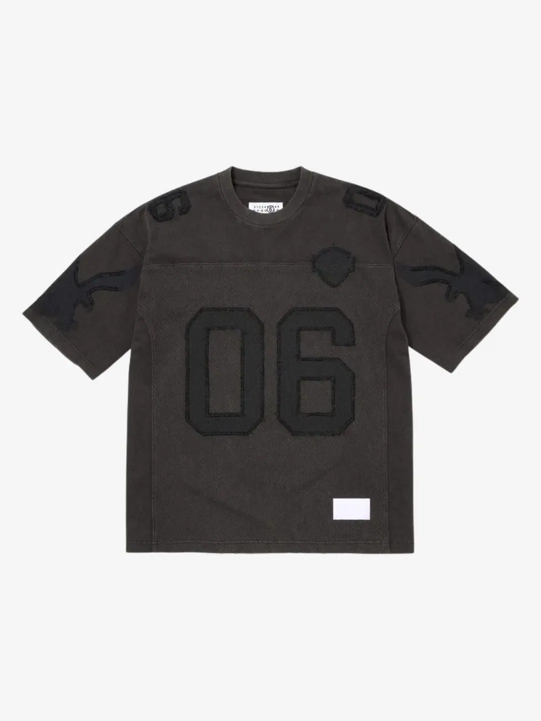Supreme MM6 Maison Margiela Cotton Football Jersey Black
