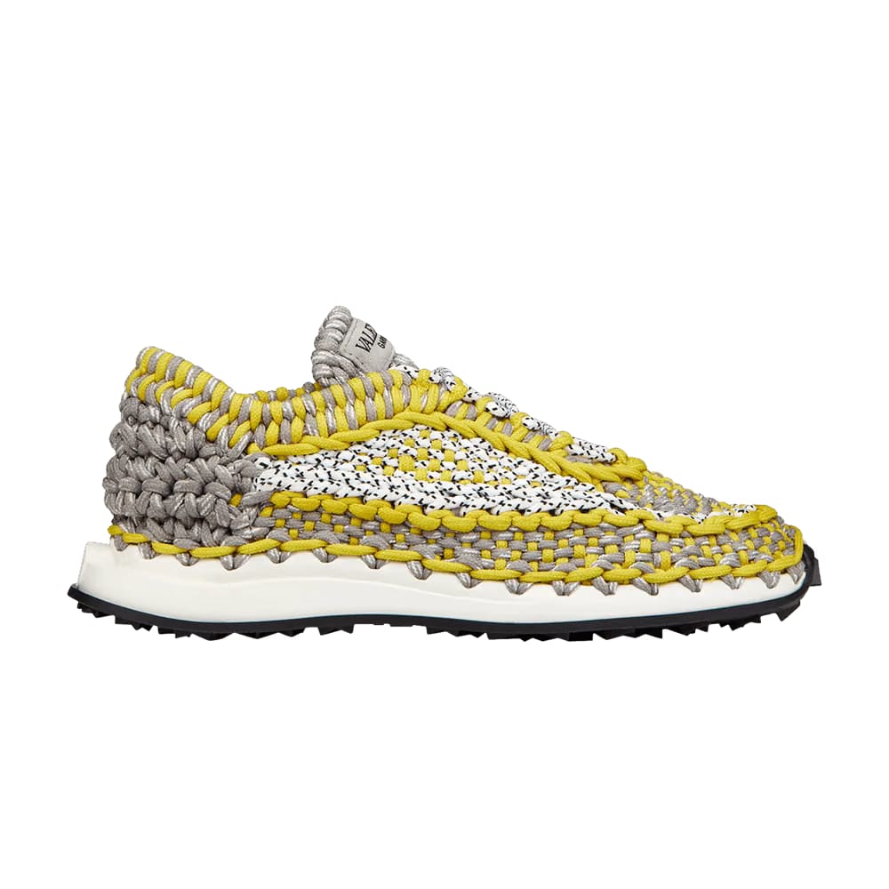 Valentino Crochet Sneakers Yellow