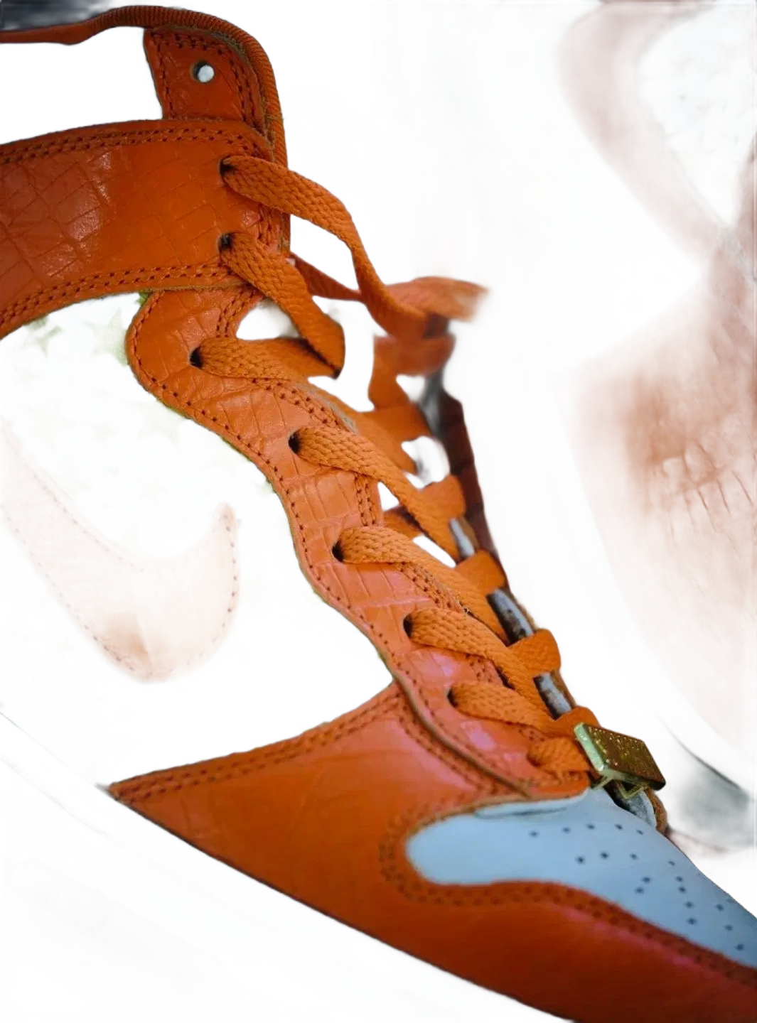 Nike Dunk High Pro SB Supreme Orange Stars - Usato 9/10
