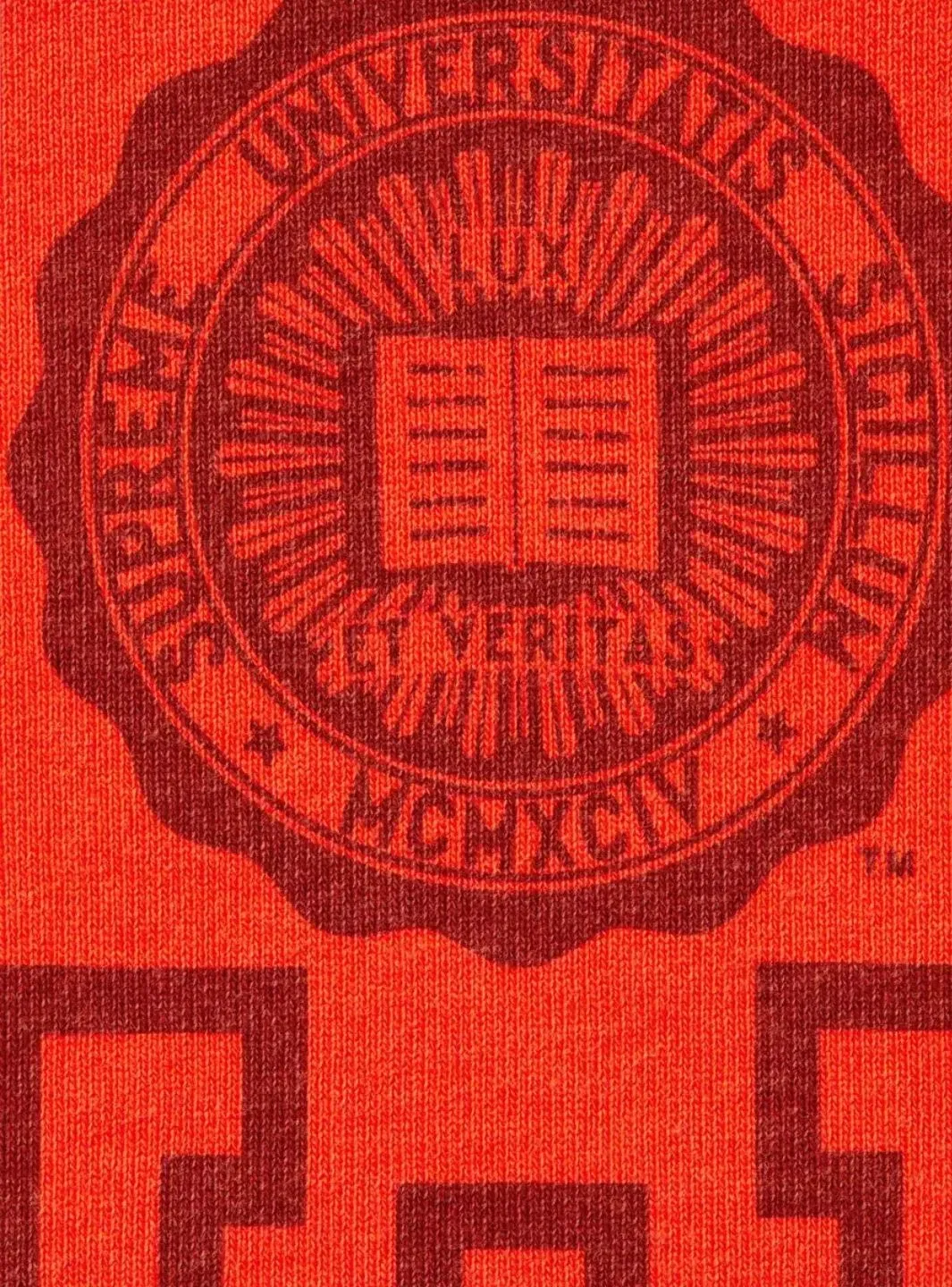 Supreme Knowledge Reigns Zip Up Hooded Sweatshirt Red