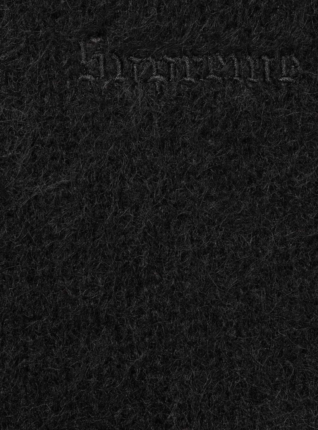 Supreme Brushed Mohair Sweater Black