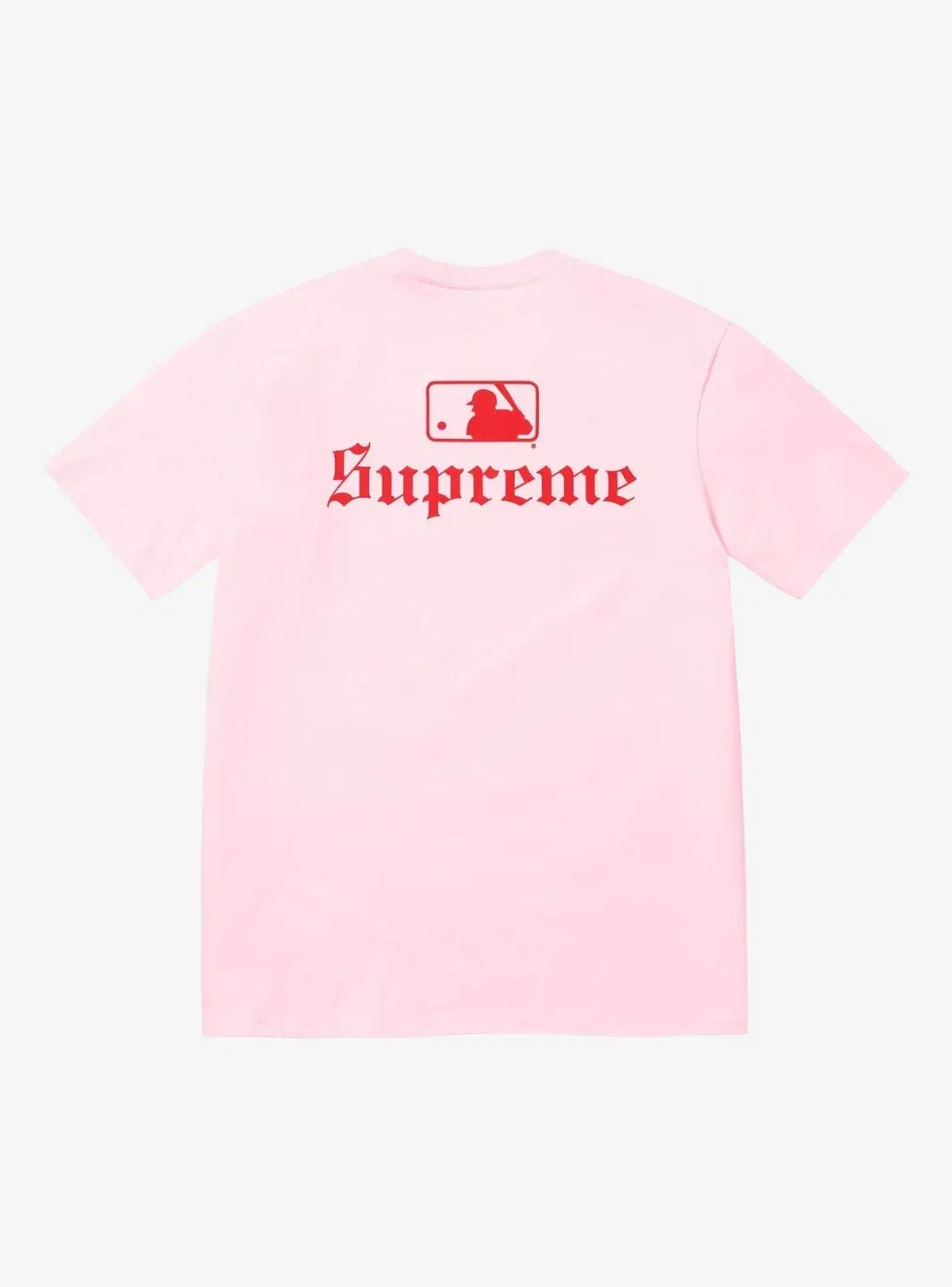 Supreme MLB Teams Sox T-Shirt Light Pink