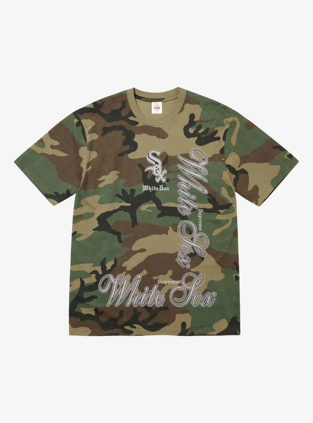 Supreme MLB Teams Sox T-Shirt Camo