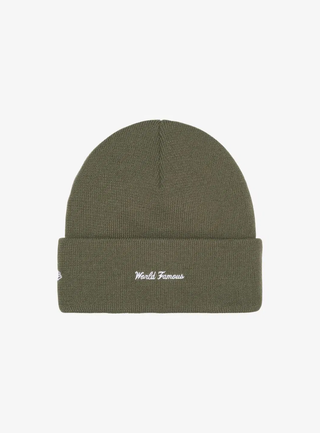 Supreme New Era Box Logo Beanie Light Olive (FW25)