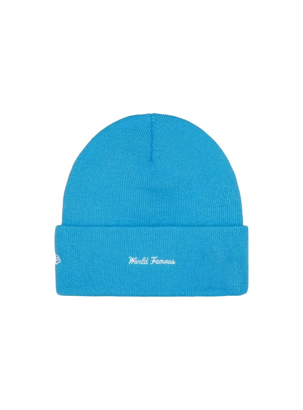 Supreme New Era Box Logo Beanie Cyan (FW25)