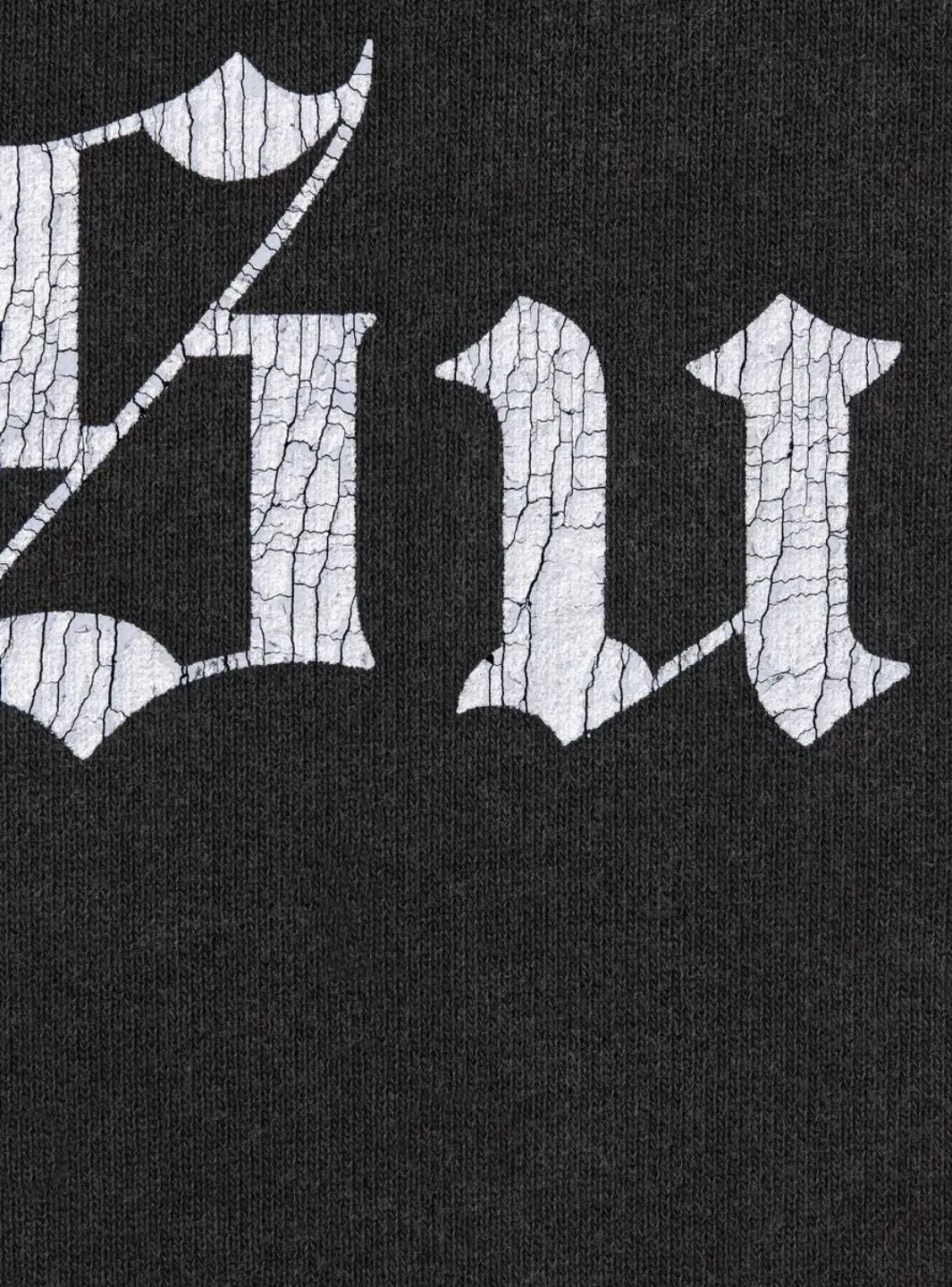Supreme Washed Old English Hooded Sweatshirt Black