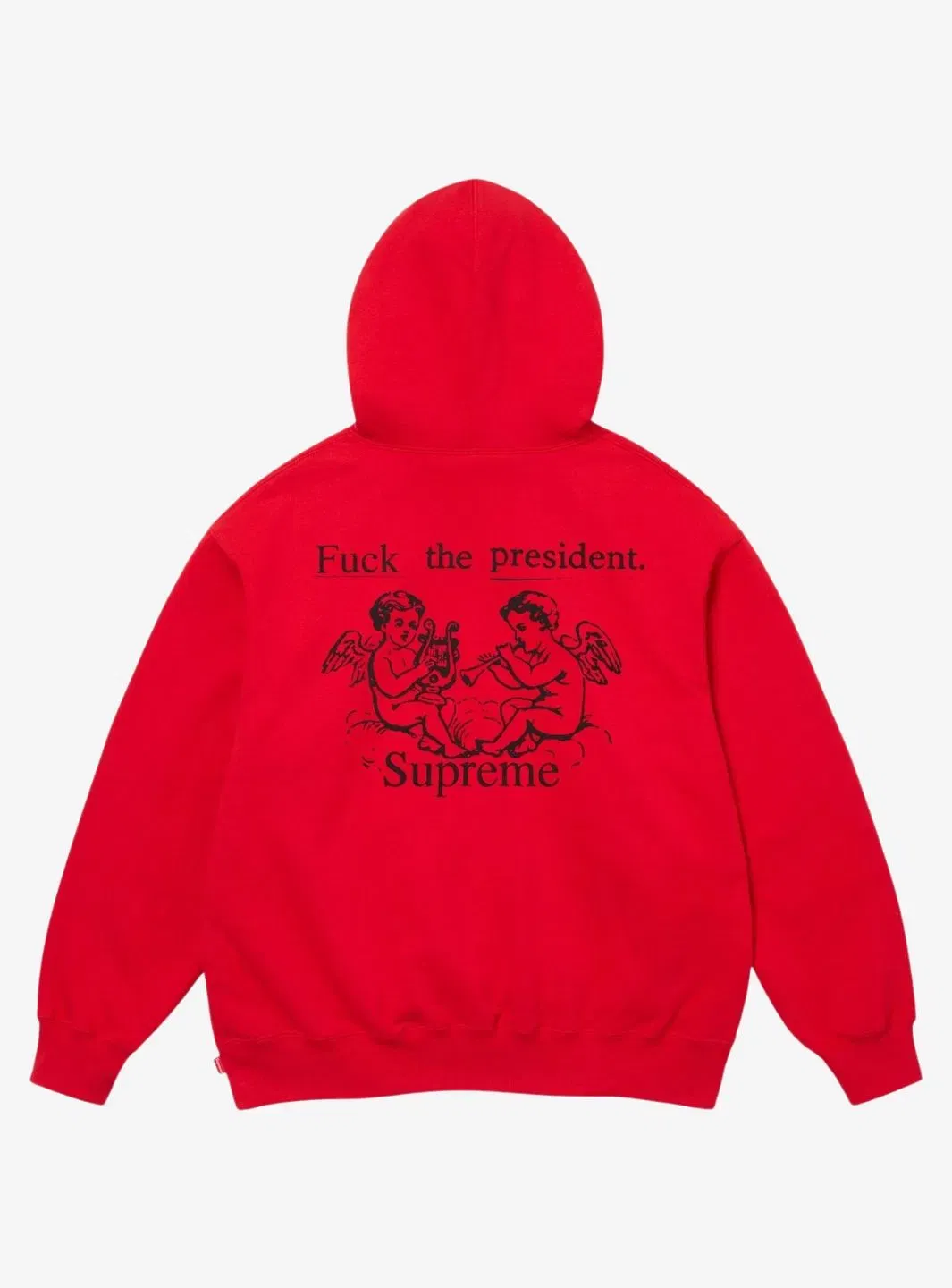 Supreme President Hooded Sweatshirt Red