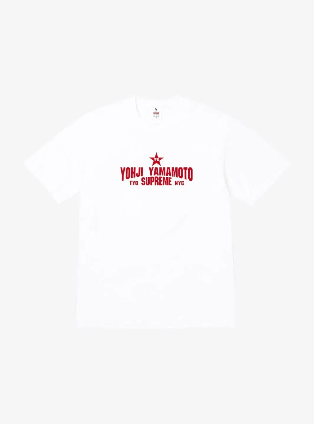 Supreme Y's by Yohji Yamamoto Star T-Shirt White