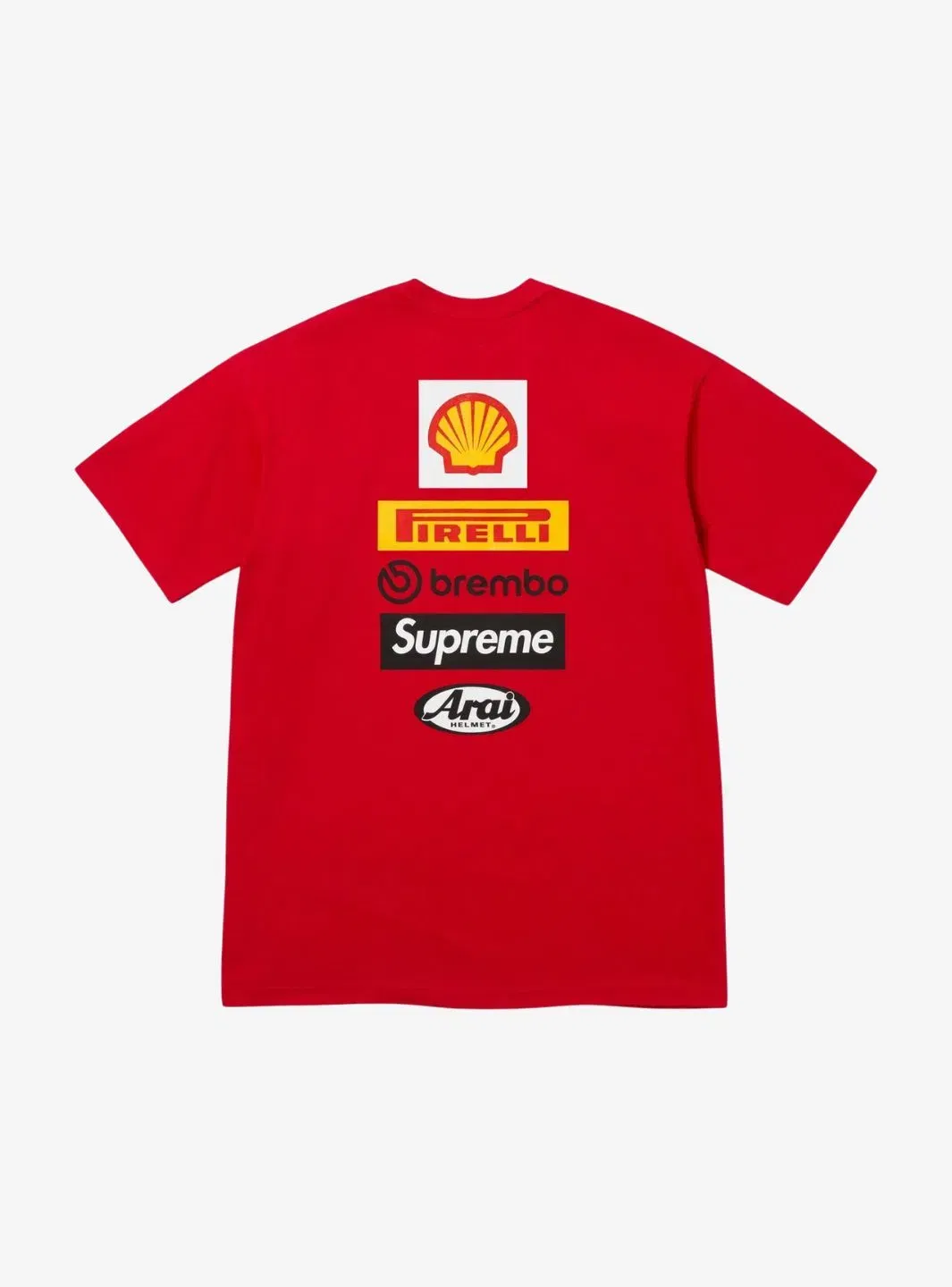 Supreme Ducati Logo T-Shirt Red