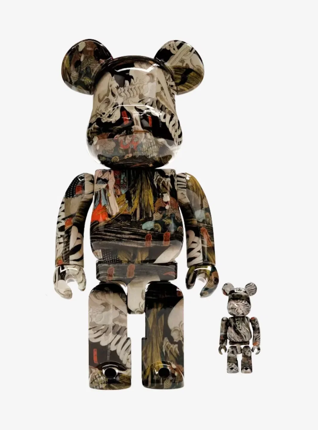 Bearbrick Utagawa Kuniyoshi (The Haunted Old Palace at Soma) 100% & 400% Set