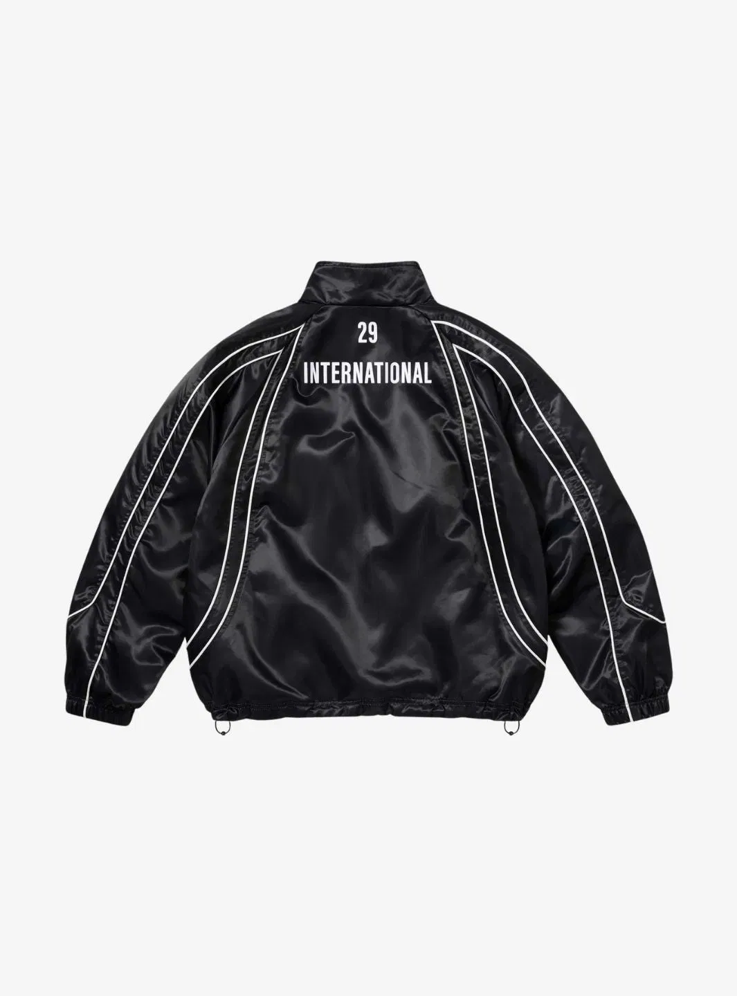 Supreme Satin Piping Pullover Black