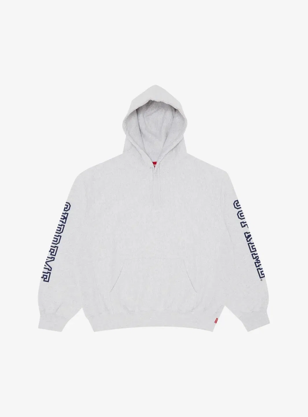 Supreme Collegiate Sleeve Hooded Sweatshirt Ash Grey